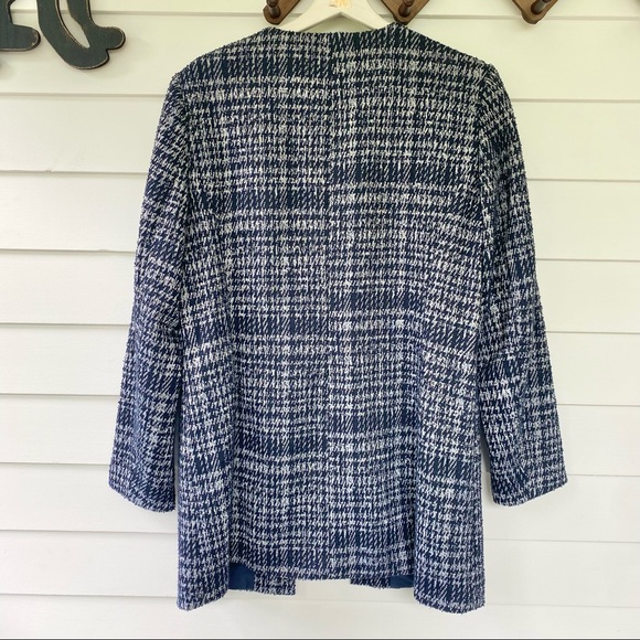 NEW Ann Taylor Houndstooth Collarless Jacket - Picture 7 of 8